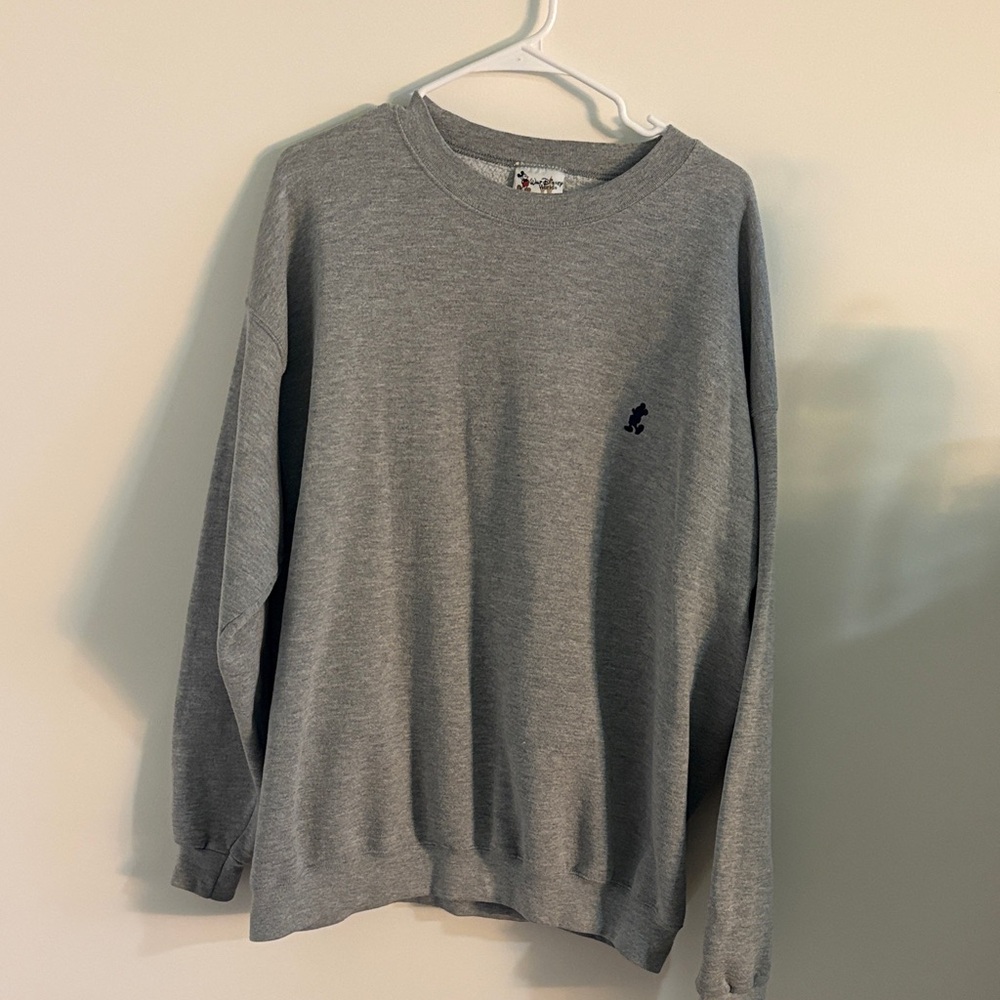 Disney Gray Crewneck Sweater